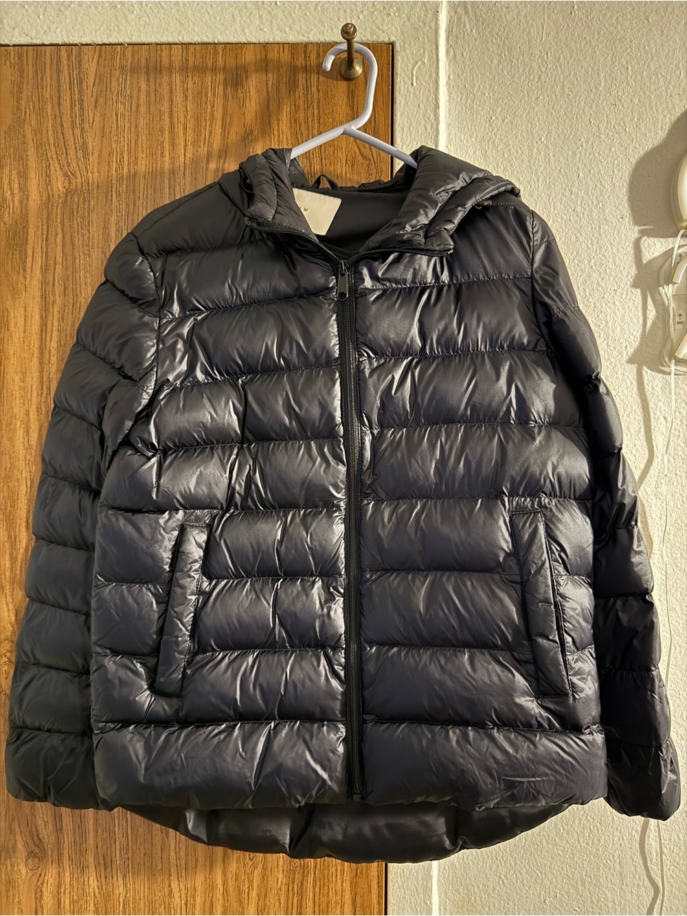 a new day Black Quilted Jacket